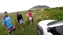 troca de casal na beira mar