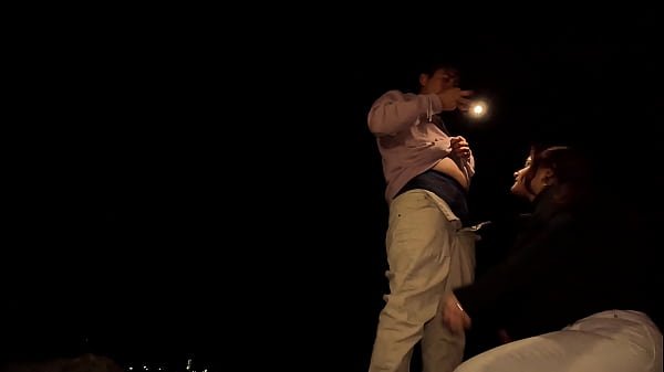 FUCKING HARD ON A CLIFF AT NIGHT UNTIL WE CUM AT THE SAME TIME