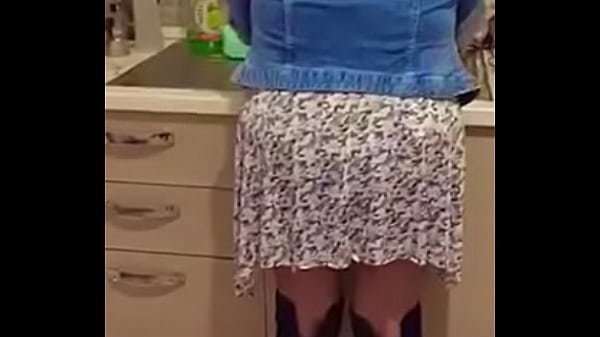 Mi esposa en la cocina