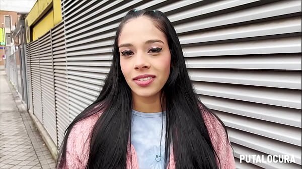 PutaLocura – Preciosidad colombiana Katha Dawsoon convencida en la calle para follar con Torbe