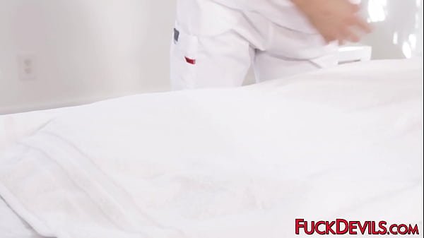 FuckDevils.com – Alluring girl pleasures masseur with oral skills and then fucks