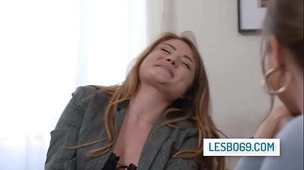 Hot milf travel agent Adria Rae licks her client Gizelle Blanco’s pussy at the office