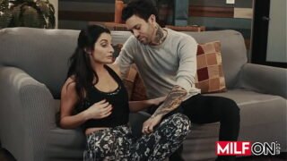 Sexy big tit brunette milf seduces her neighbor and suck him dry – Silvia Saige, Small Hands