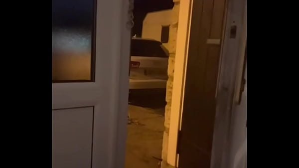 Fucking my pussy with a dildo with my front door open do the neighbours can watch blonebunny8